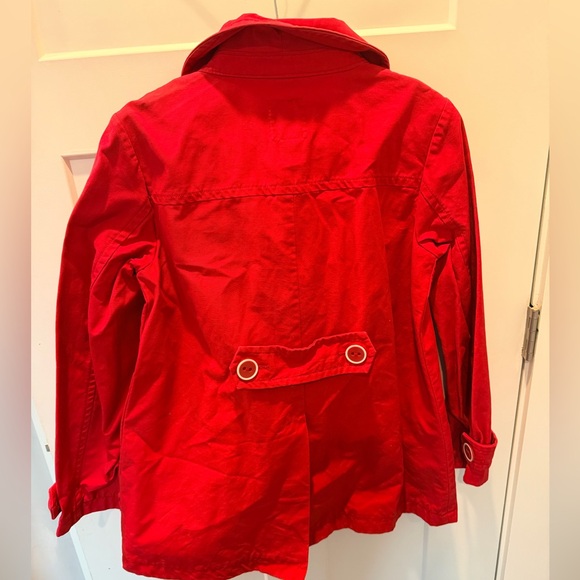 GAP Red Double Breasted Coat Jacket Women’s Size M - Picture 5 of 14